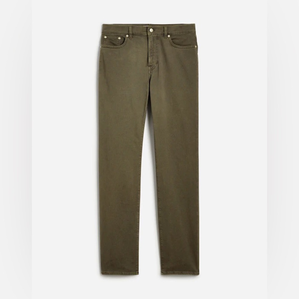 Madewell The Athletic Allday Slim Pant in Deep Green Size 29 x 30 $128 NR446